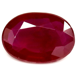Ruby Oval 0.62 carat Red Photo