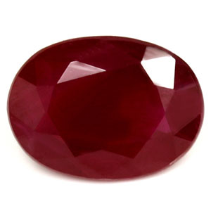 Ruby Oval 0.92 carat Red Photo