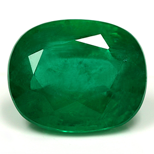 Emerald Cushion 3.87 carat Green Photo