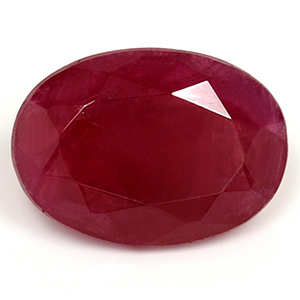 Ruby Oval 0.94 carat Red Photo