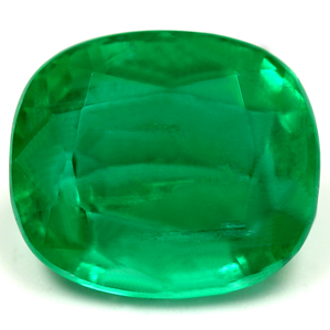 Emerald Cushion 2.92 carat Green Photo