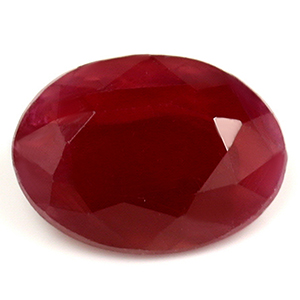 Ruby Oval 0.94 carat Red Photo
