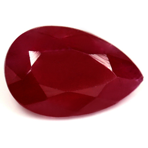 Ruby Pear 1.04 carat Red Photo