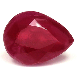 Ruby Pear 0.97 carat Red Photo