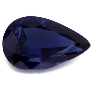 Sapphire Pear 0.88 carat Blue Photo