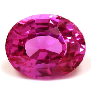 Sapphire Oval 0.62 carat Pink Photo