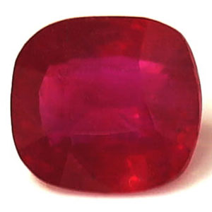 Ruby Cushion 0.76 carat Red Photo