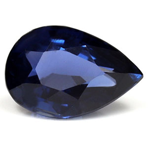Sapphire Pear 0.90 carat Blue Photo