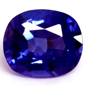 Sapphire Cushion 0.78 carat Blue Photo