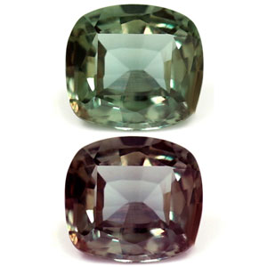 Alexandrite Cushion 0.53 carat Green Photo