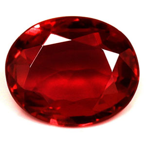 Ruby Oval 0.54 carat Red Photo