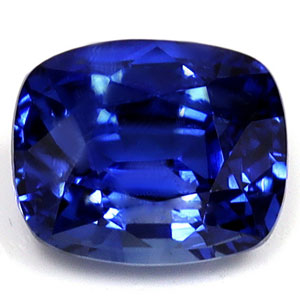 Sapphire Cushion 0.77 carat Blue Photo
