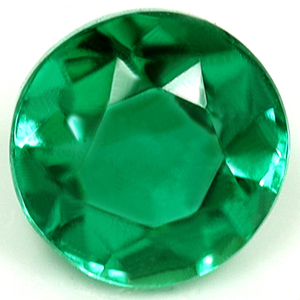 Emerald Round 0.56 carat Green Photo