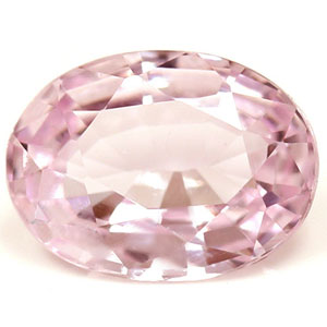 Sapphire Oval 0.80 carat Orange Pink Photo
