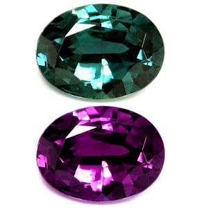 Alexandrite Oval 0.60 carat Green Photo