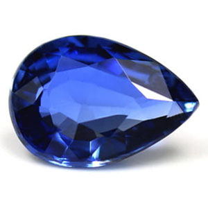 Sapphire Pear 0.81 carat Blue Photo