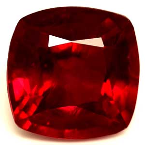 Ruby Cushion 1.34 carat Red Photo