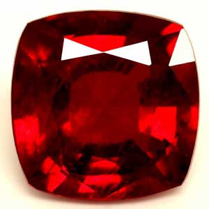 Ruby Cushion 1.27 carat Red Photo