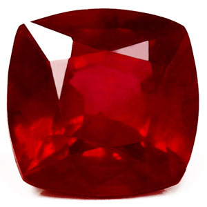Ruby Cushion 1.31 carat Red Photo