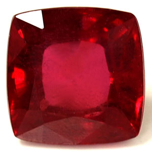 Ruby Cushion 3.47 carat Red Photo