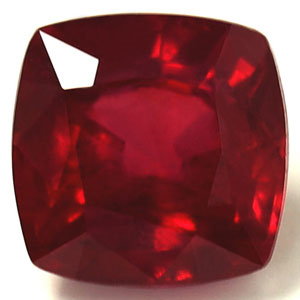 Ruby Cushion 3.93 carat Red Photo