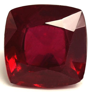 Ruby Cushion 3.77 carat Red Photo