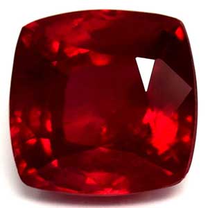 Ruby Cushion 3.64 carat Red Photo