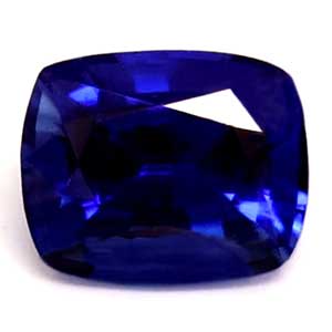 Sapphire Cushion 0.56 carat Blue Photo