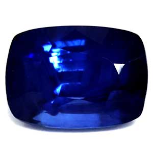 Sapphire Cushion 0.76 carat Blue Photo