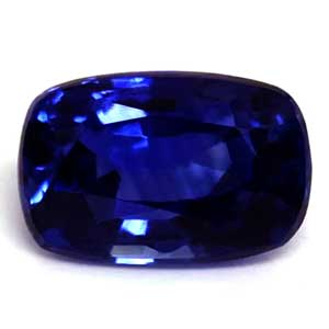 Sapphire Cushion 0.68 carat Blue Photo