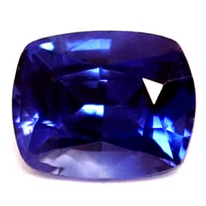 Sapphire Cushion 0.50 carat Blue Photo