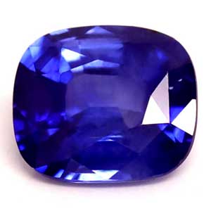 Sapphire Cushion 0.95 carat Blue Photo