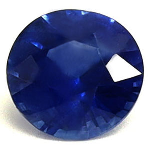 Sapphire Round 0.74 carat Blue Photo
