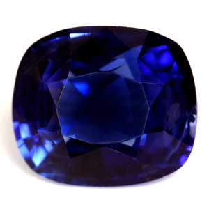 Sapphire Cushion 0.77 carat Blue Photo