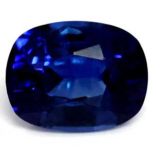 Sapphire Cushion 0.56 carat Blue Photo