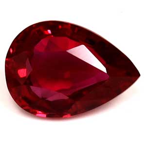 0.80 carat Pear Ruby - Gemstone Thumbnail