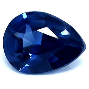 Sapphire Pear 0.61 carat Blue Photo