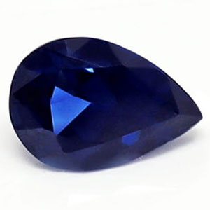 Sapphire Pear 0.64 carat Blue Photo