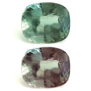 Alexandrite Cushion 0.63 carat Green Photo