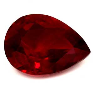 0.85 carat Pear Ruby - Gemstone Thumbnail