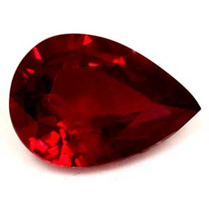 0.77 carat Pear Ruby - Gemstone Thumbnail