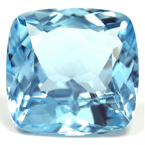 7.14 cts. Aquamarine Cushion AAA Quality GemsNY