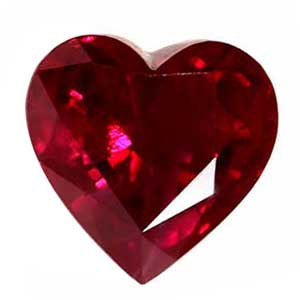 0.99 carat Heart Ruby - Gemstone Thumbnail