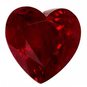 0.98 carat Heart Ruby - Gemstone Thumbnail