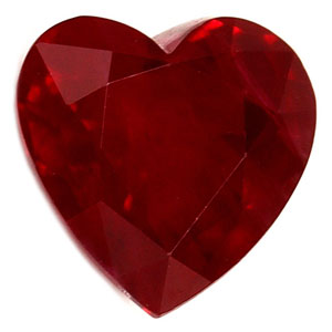 0.98 carat Heart Ruby - Gemstone Thumbnail