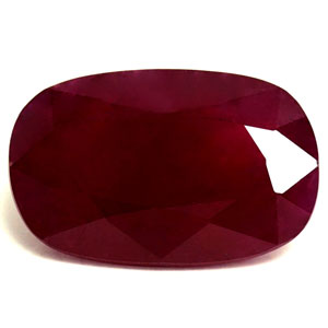 Ruby Cushion 4.18 carat Red Photo