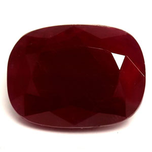 Ruby Cushion 5.41 carat Red Photo