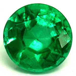 Emerald Round 0.56 carat Green Photo