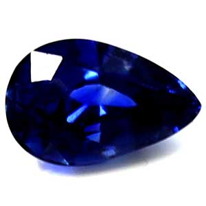 Sapphire Pear 0.77 carat Blue Photo