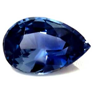 Sapphire Pear 0.74 carat Blue Photo